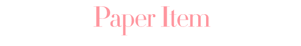 Paper Item