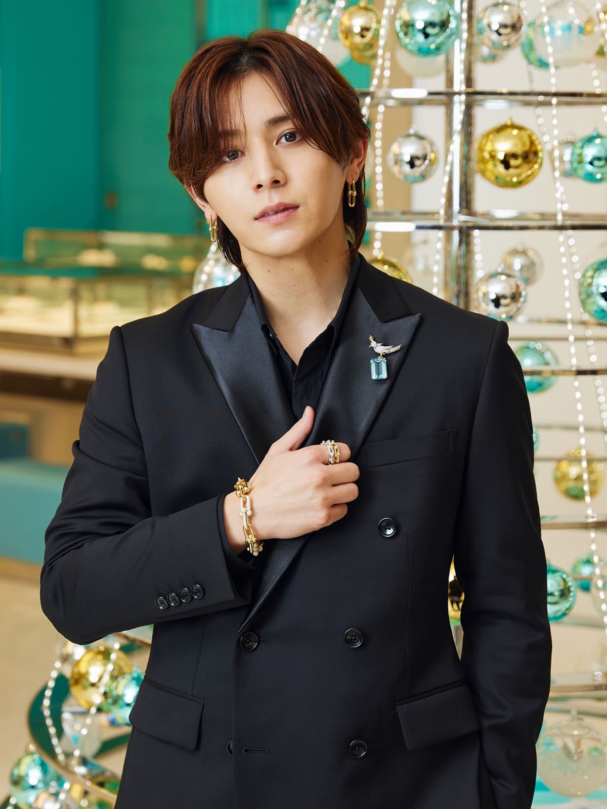 山田涼介着用　ネックレス 山田涼介× @tiffanyandco × @spurmagazine Style⑤